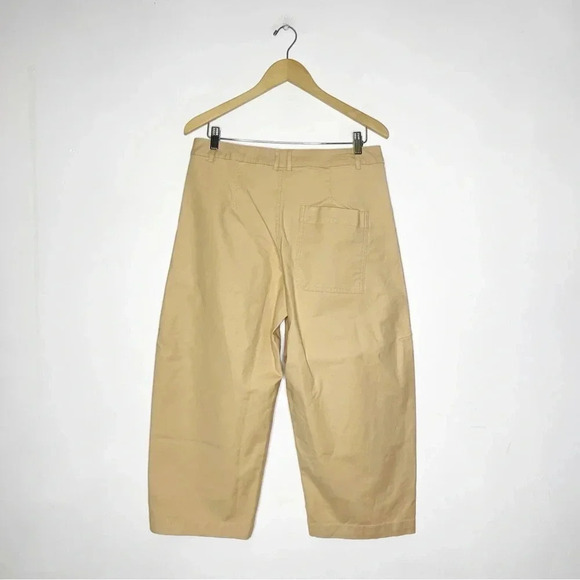 Maeve Curved Cropped Chino Pants Anthropologie Size 8 - Picture 4 of 9
